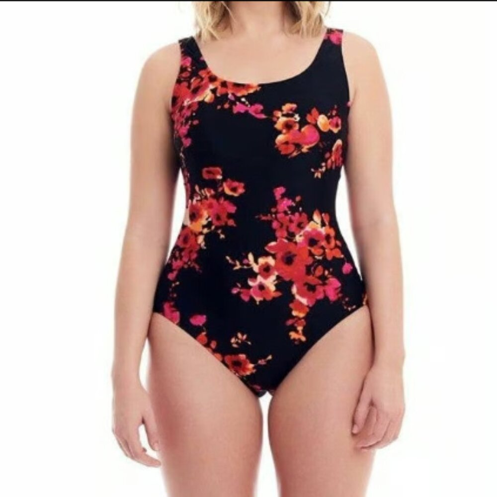 COVER GIRL ONE-PIECE TUMMY CONTROL SWIMSUIT